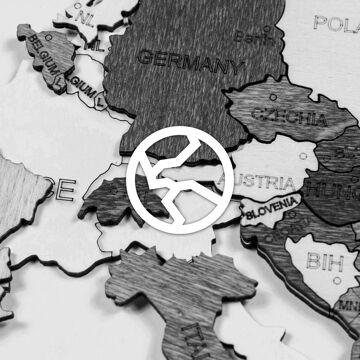 Wooden Puzzle Maps