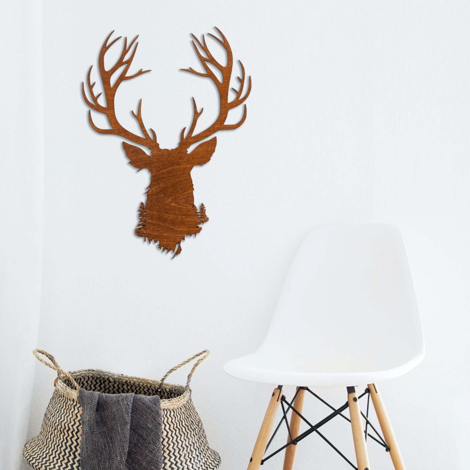 Deer with antlers