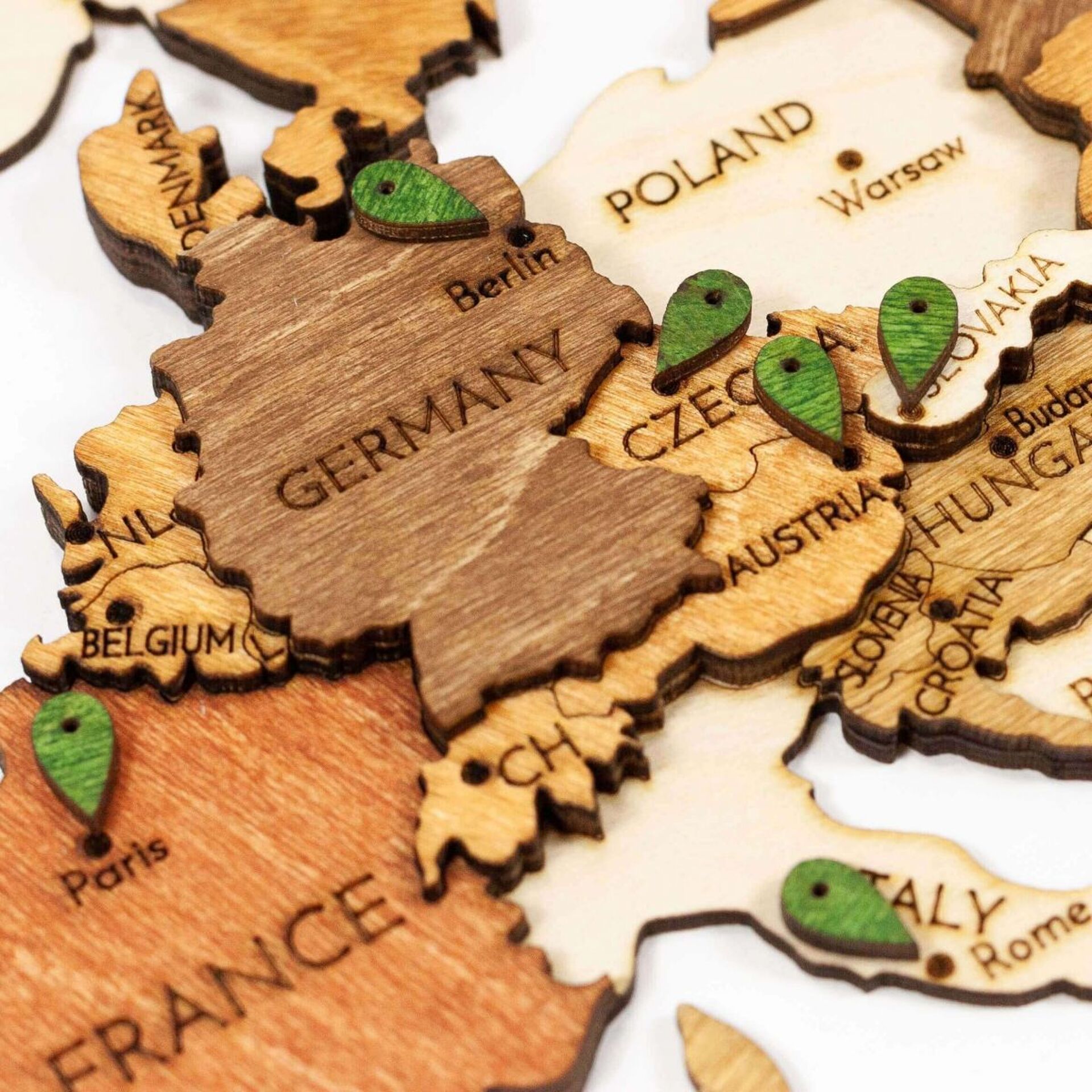 Wooden Location Markers (20 pins)