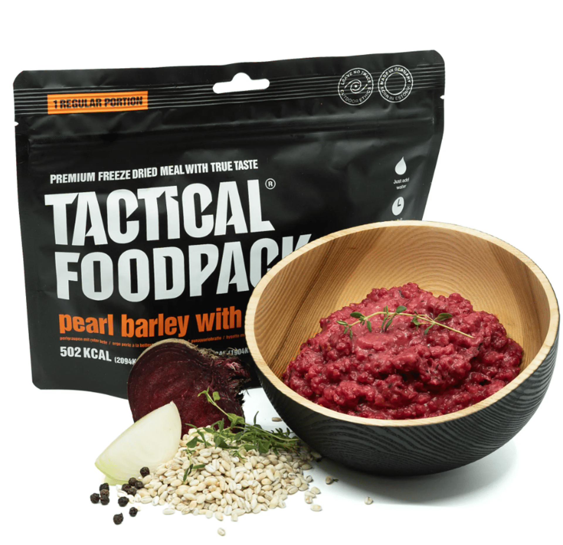Tactical Foodpack Pearl Barley with Beetroot 110g